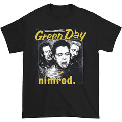 Green Day Band Illustration Fun Music Album American Retro Punk Loose Men's and Women's Direct Spray T-shirt (11)