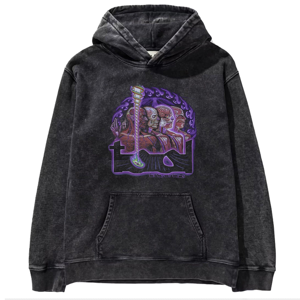 2025 autumn/winter new Green Day rock washed retro loose American men's hooded sweatshirt (3)