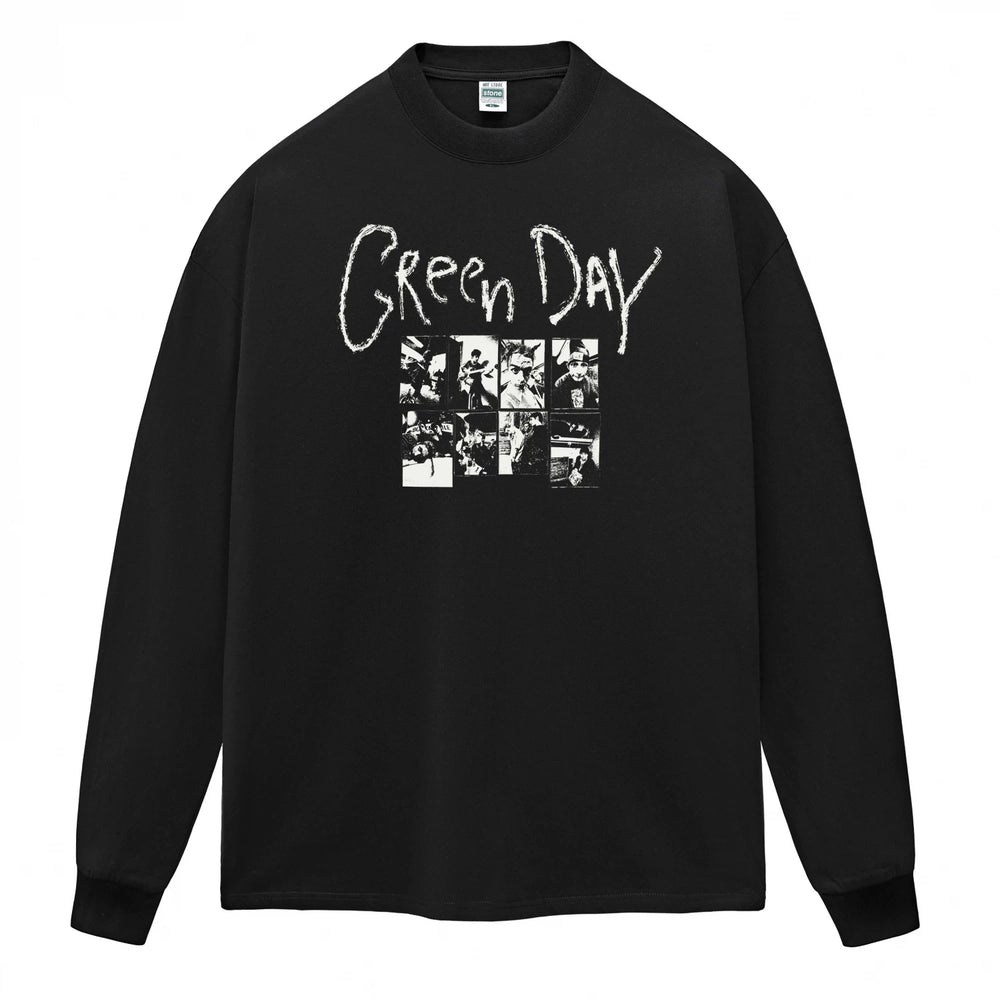 Hot Stone Club Hot Stone Rock T-shirt Men's and Women's American Street PUNK Punk Green Day Green Day (4)