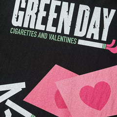 Green Day Band Love Envelope Female Punk Trendy Brand Male Student Punk Heavy Weight Cotton Short sleeved T-shirt