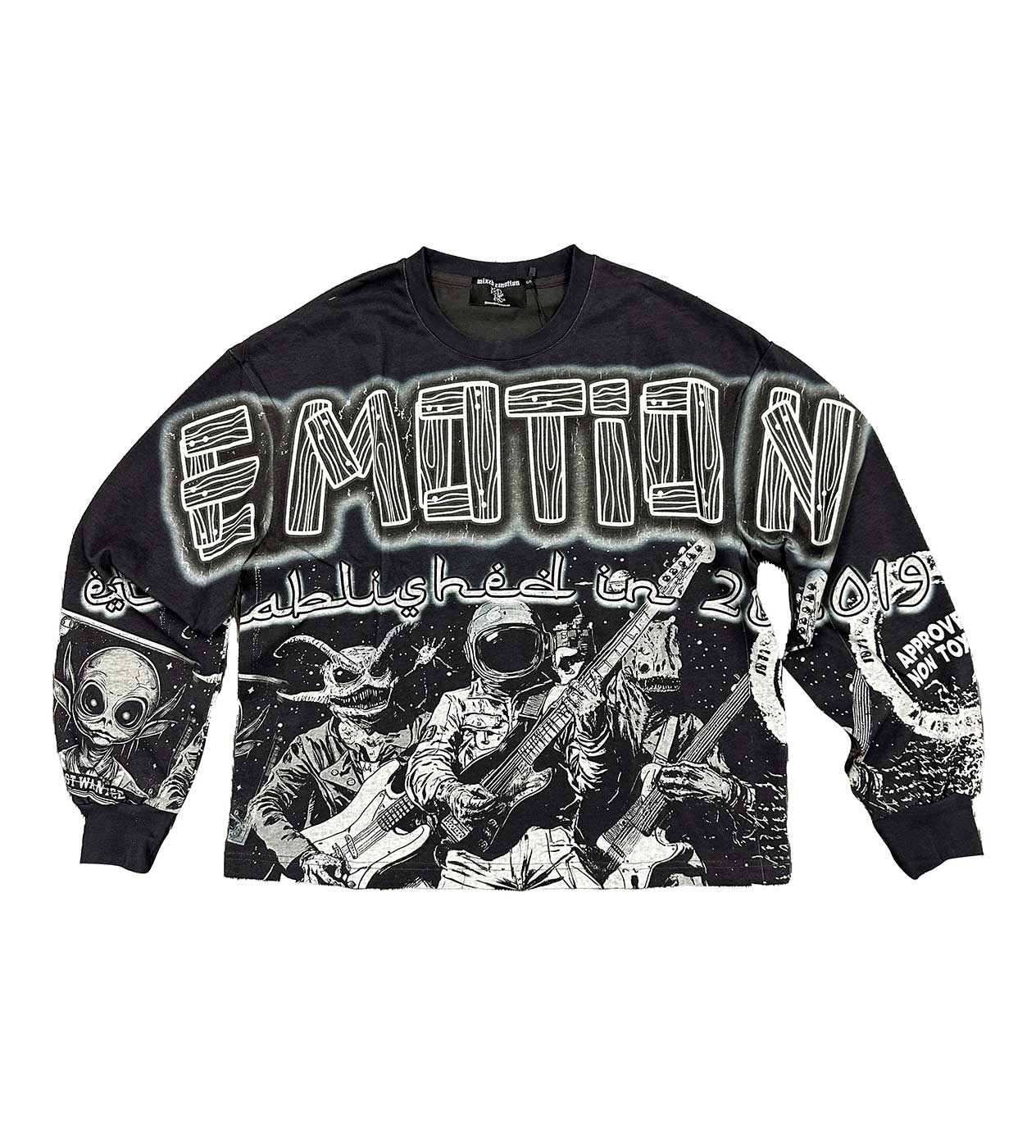 Mixed Emotions Astro L/S Tee Black