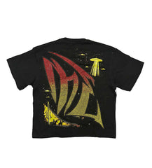 Mixed Emotions Ranger Rhinestone Tee Black