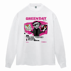 Hot Stone Club Hot Stone Rock T-shirt Trendy Brand Men's and Women's PUNK Punk Green Day Green Day (8)