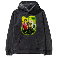 2025 autumn/winter new Green Day rock washed retro loose American men's hooded sweatshirt (18)
