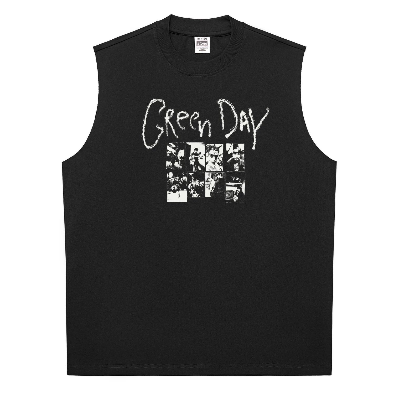 Hot Stone Club Hot Stone Rock T-shirt Men's and Women's American Street PUNK Punk Green Day Green Day (3)