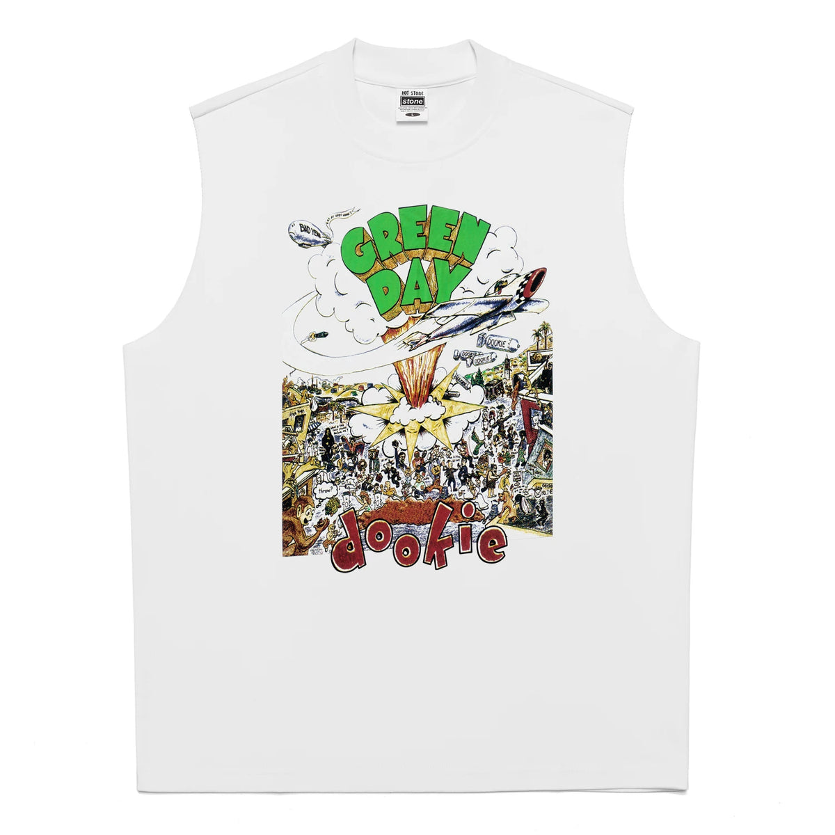HotStone Club HotStone Rock T-shirt Dookie Album Men and Women PUNK Punk Green Day Green Day (7)