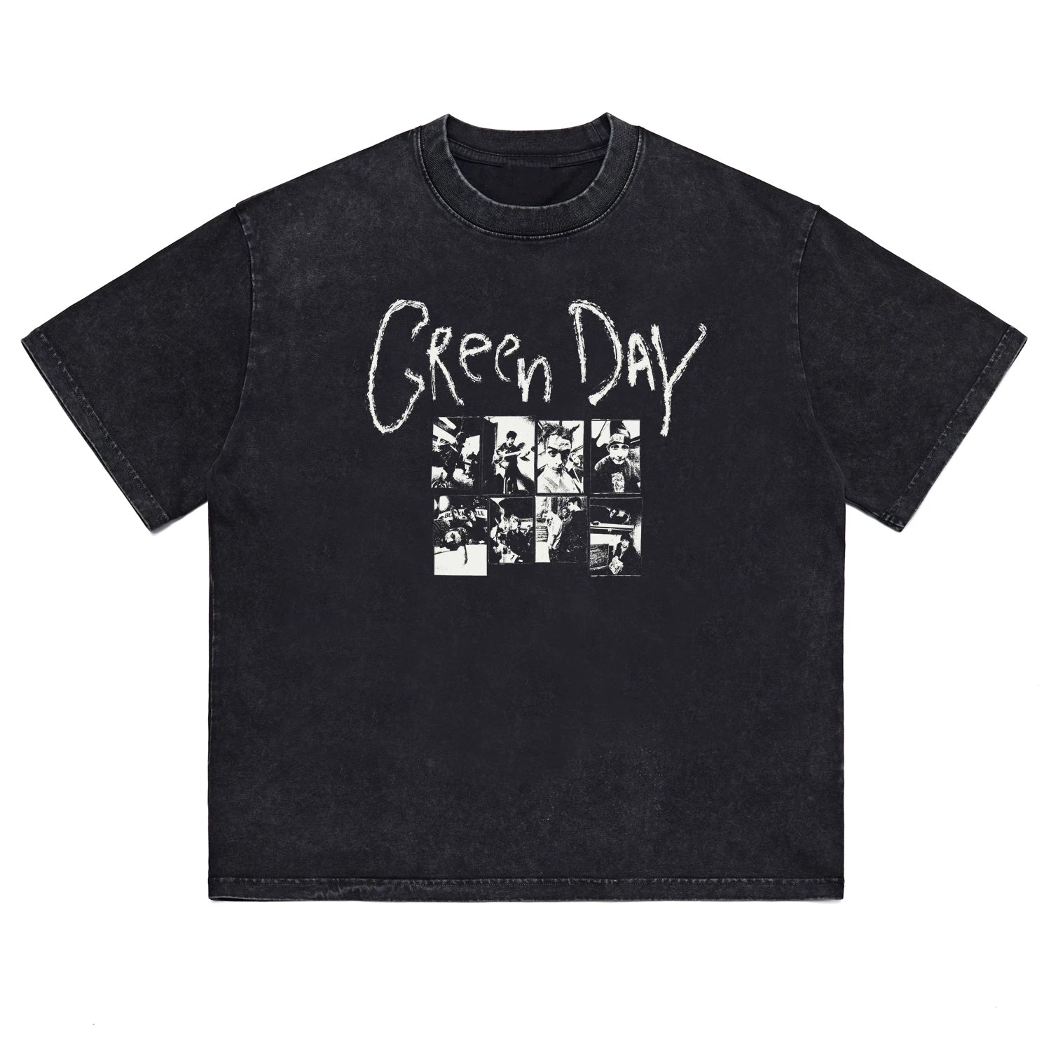 Hot Stone Club Hot Stone Rock T-shirt Men's and Women's American Street PUNK Punk Green Day Green Day (2)
