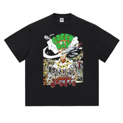 HotStone Club HotStone Rock T-shirt Dookie Album Men and Women PUNK Punk Green Day Green Day (1)