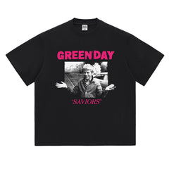 HotStone Club HotStone Rock T-shirt Trendy Brand Anti War Boys PUNK Punk Green Day Green Day (1)