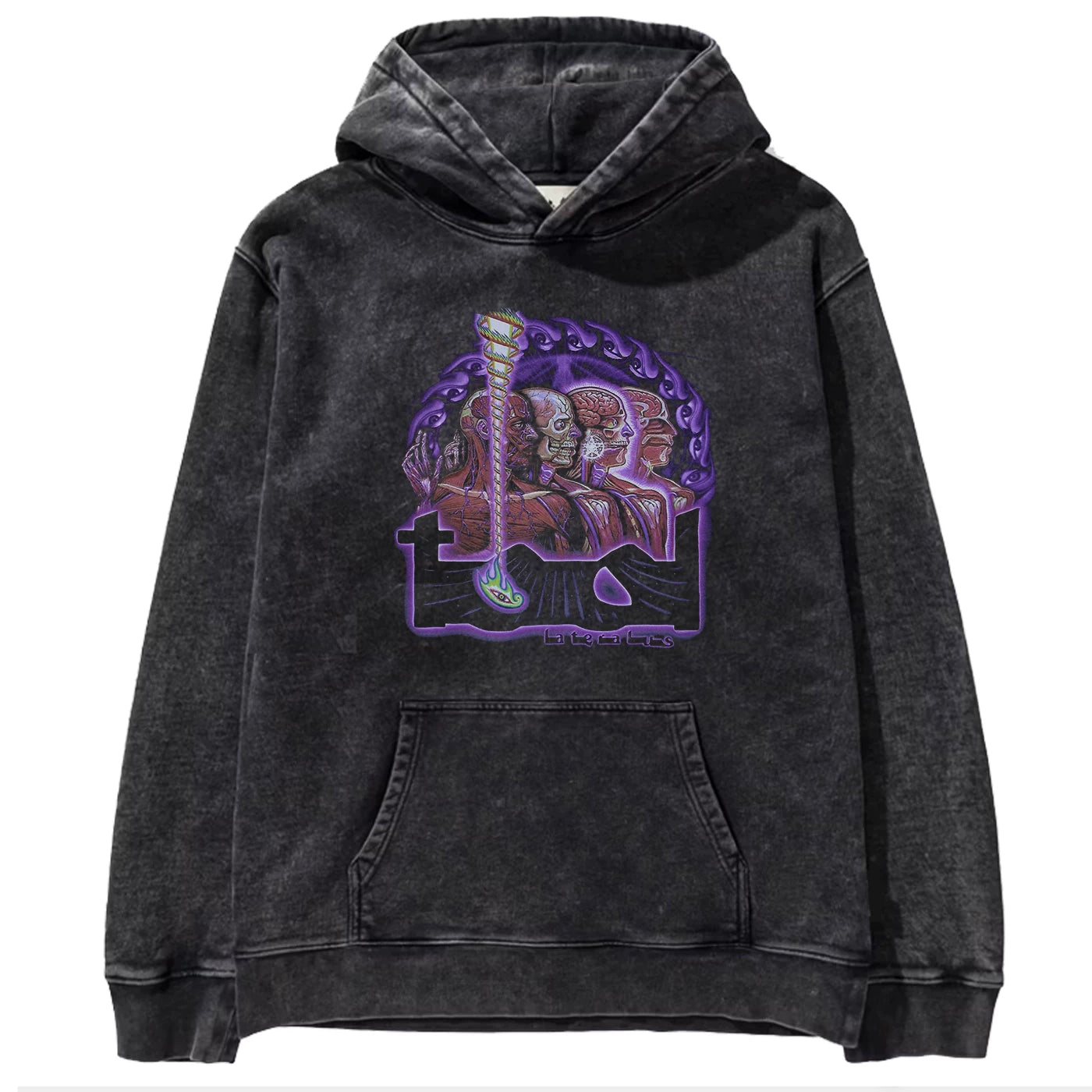 2025 autumn/winter new Green Day rock washed retro loose American men's hooded sweatshirt (3)