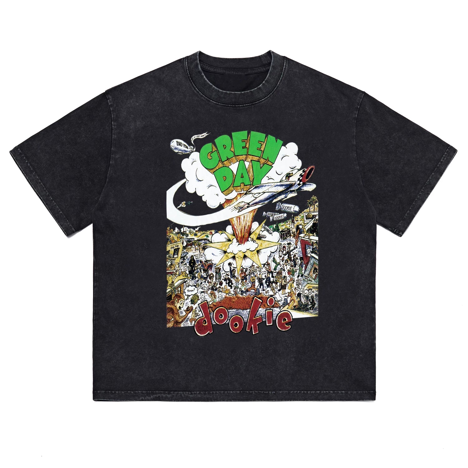 HotStone Club HotStone Rock T-shirt Dookie Album Men and Women PUNK Punk Green Day Green Day (2)
