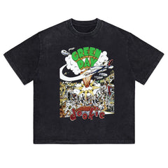HotStone Club HotStone Rock T-shirt Dookie Album Men and Women PUNK Punk Green Day Green Day (2)