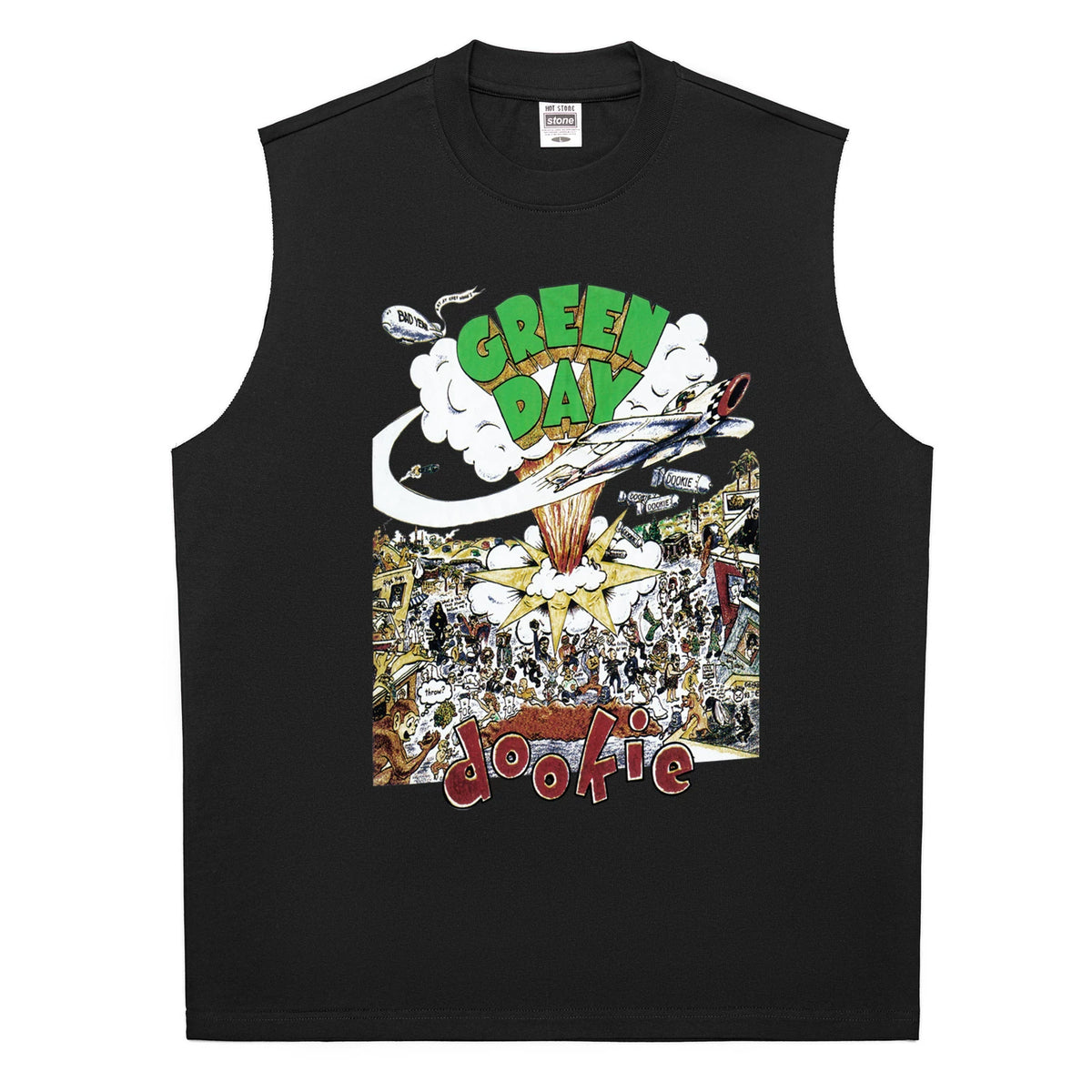 HotStone Club HotStone Rock T-shirt Dookie Album Men and Women PUNK Punk Green Day Green Day (3)