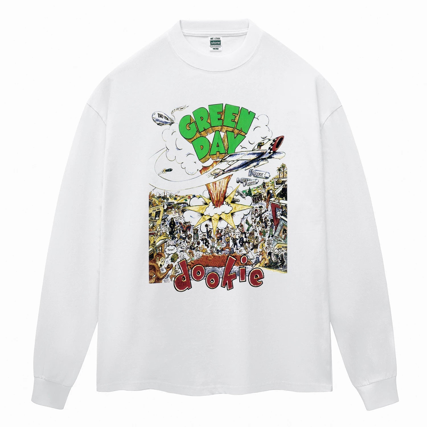 HotStone Club HotStone Rock T-shirt Dookie Album Men and Women PUNK Punk Green Day Green Day (8)
