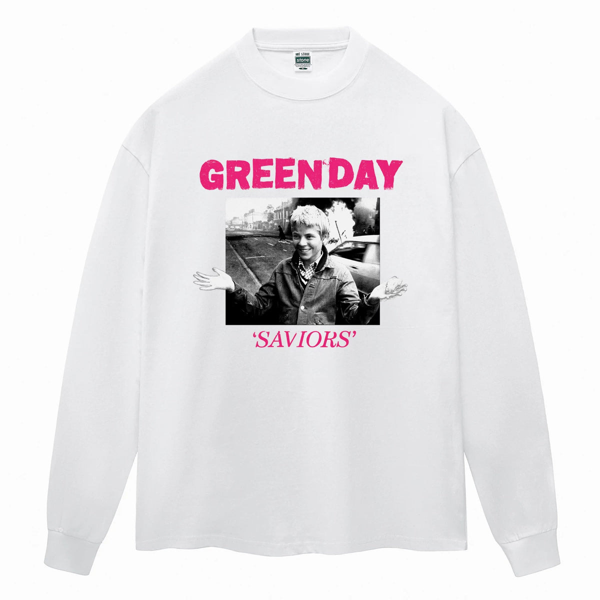HotStone Club HotStone Rock T-shirt Trendy Brand Anti War Boys PUNK Punk Green Day Green Day (8)
