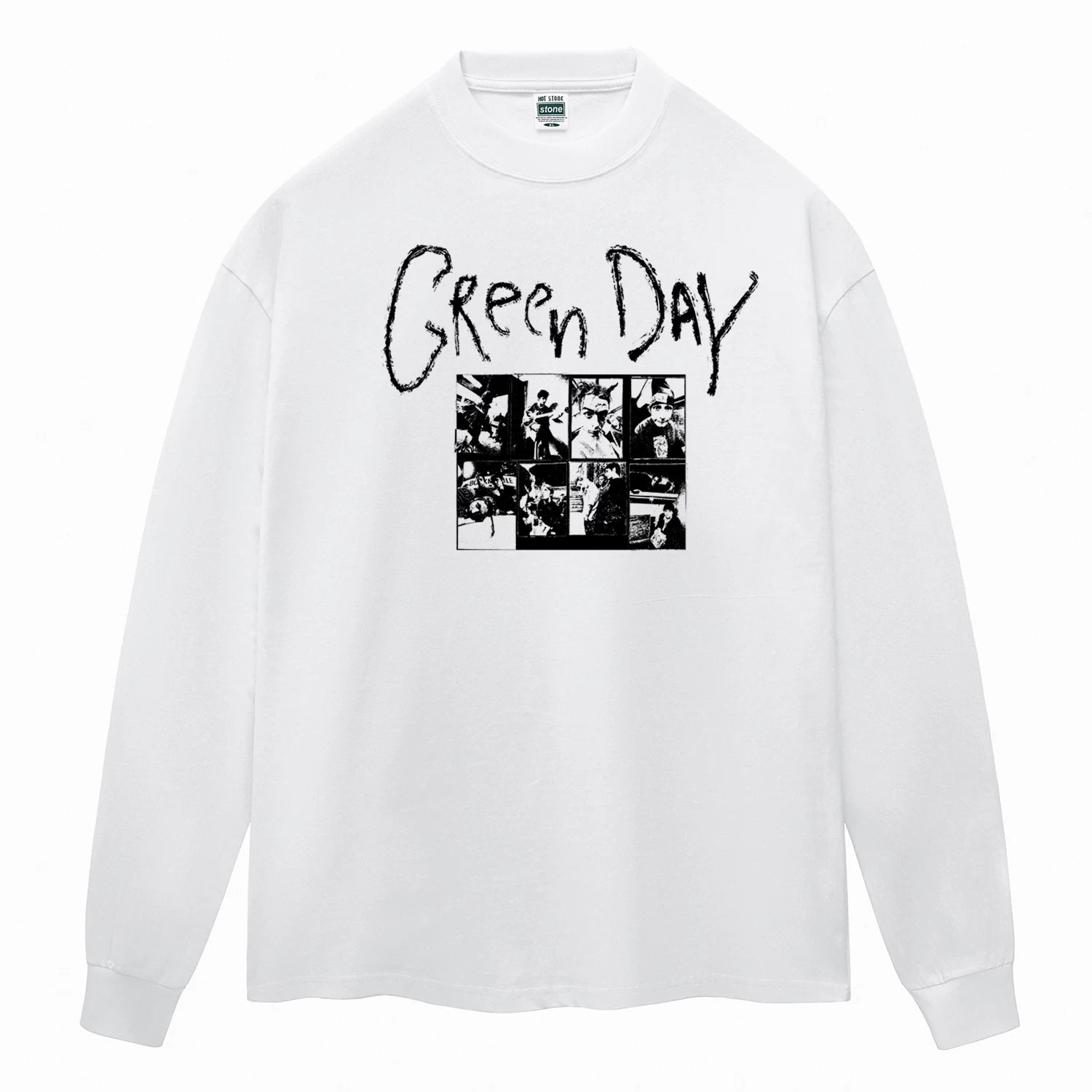 Hot Stone Club Hot Stone Rock T-shirt Men's and Women's American Street PUNK Punk Green Day Green Day (8)