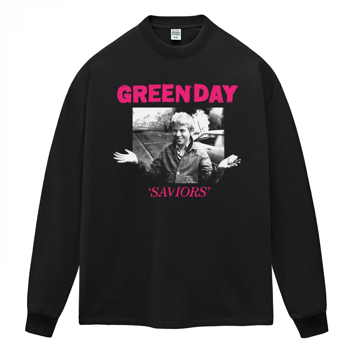 HotStone Club HotStone Rock T-shirt Trendy Brand Anti War Boys PUNK Punk Green Day Green Day (4)
