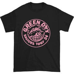2025 New Green Day Band THE SAVEORS TOUR Cartoon Rock Men's Short T-shirt (4)