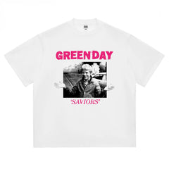 HotStone Club HotStone Rock T-shirt Trendy Brand Anti War Boys PUNK Punk Green Day Green Day (6)