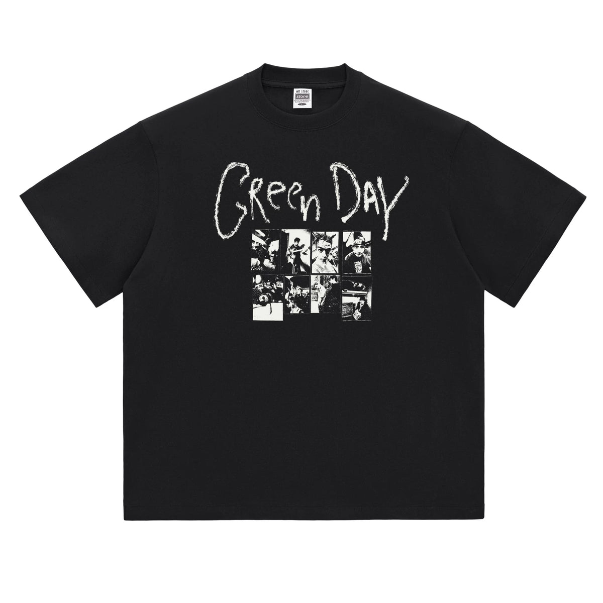 Hot Stone Club Hot Stone Rock T-shirt Men's and Women's American Street PUNK Punk Green Day Green Day (1)