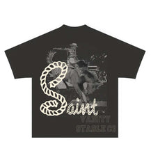 Saint Vanity Stable Tee Faded Black