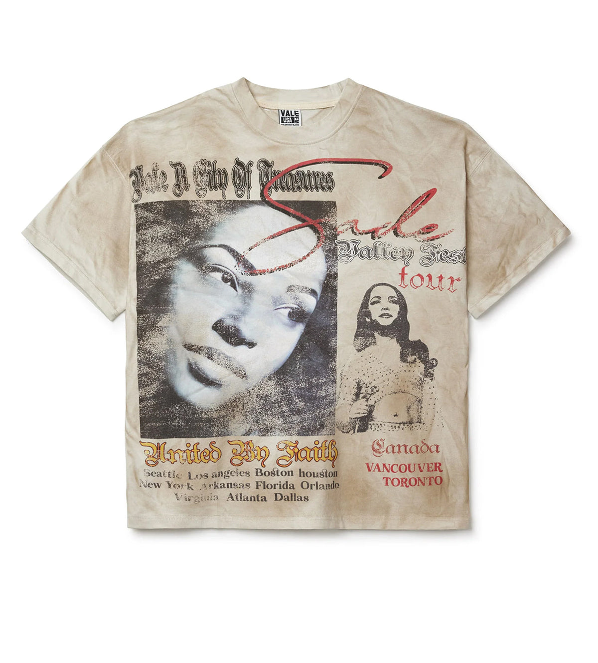 Vale Forever Valley Tour Tee Sade Cream